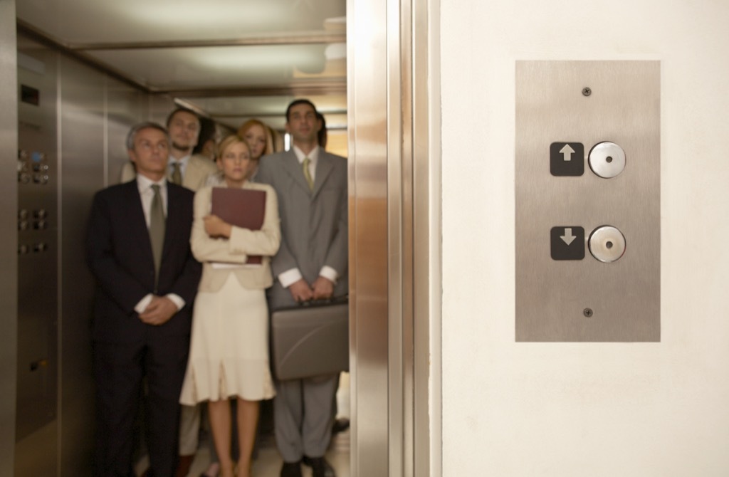 elevator etiquette stalling