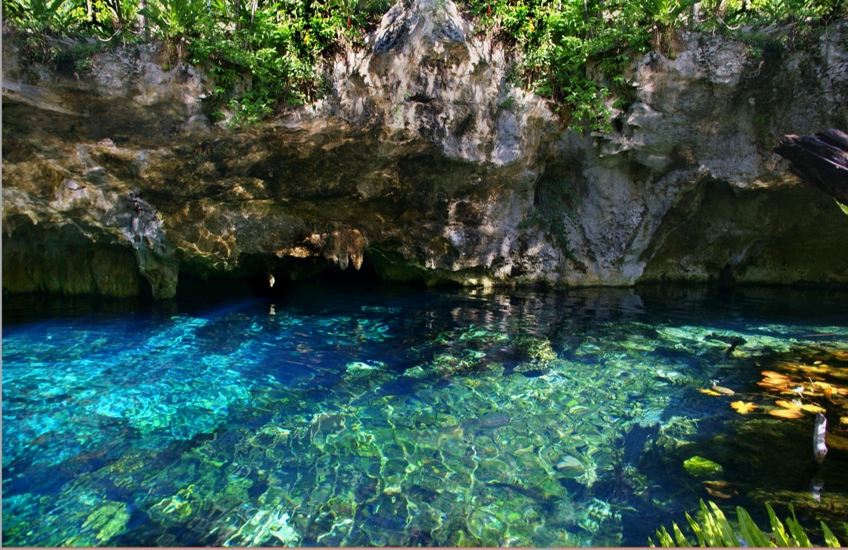 grand cenote mexico clear water