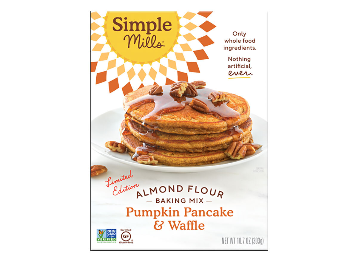 box of simple mills pumpkin baking mix