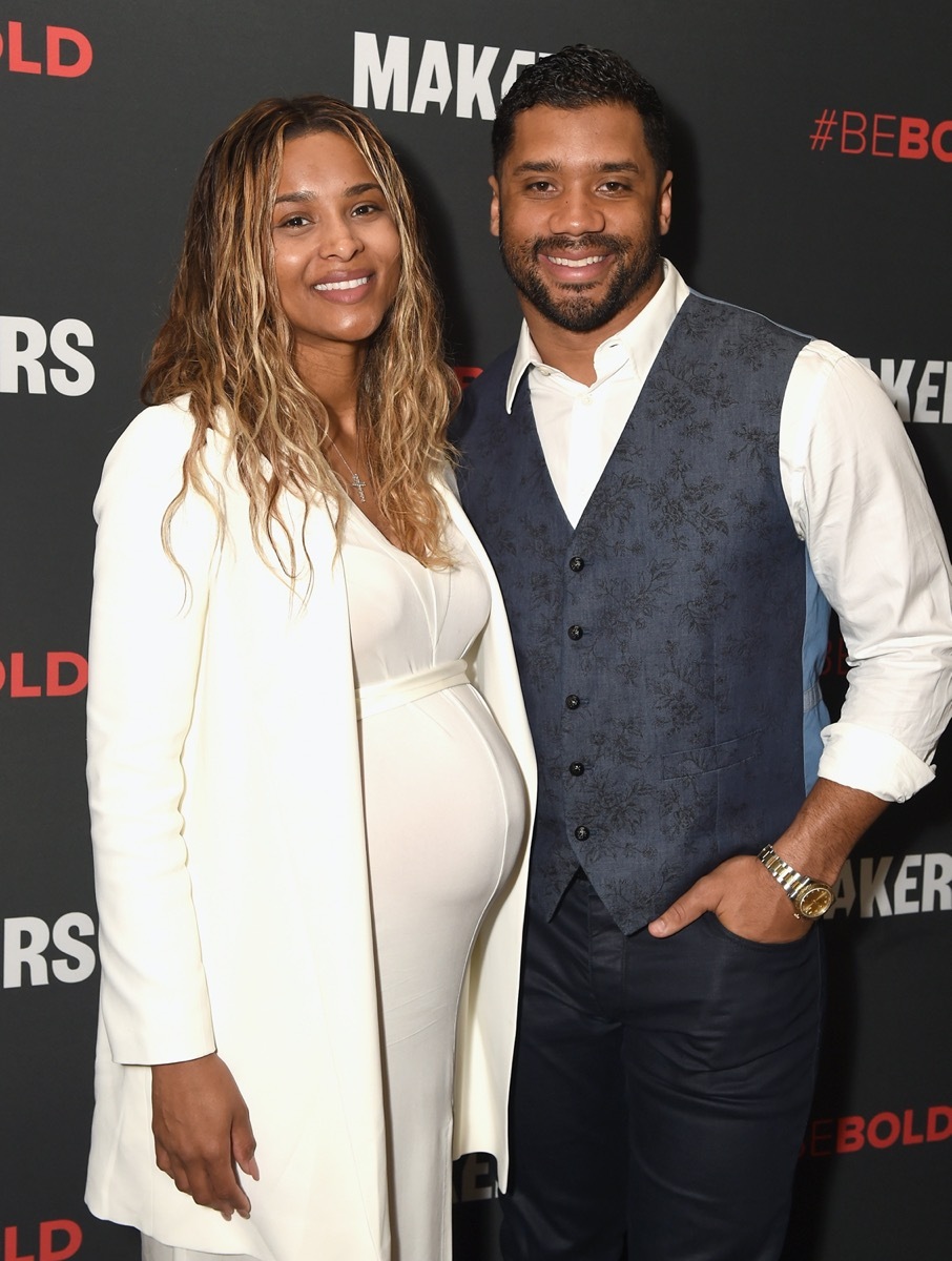 Ciara and Russell Wilson