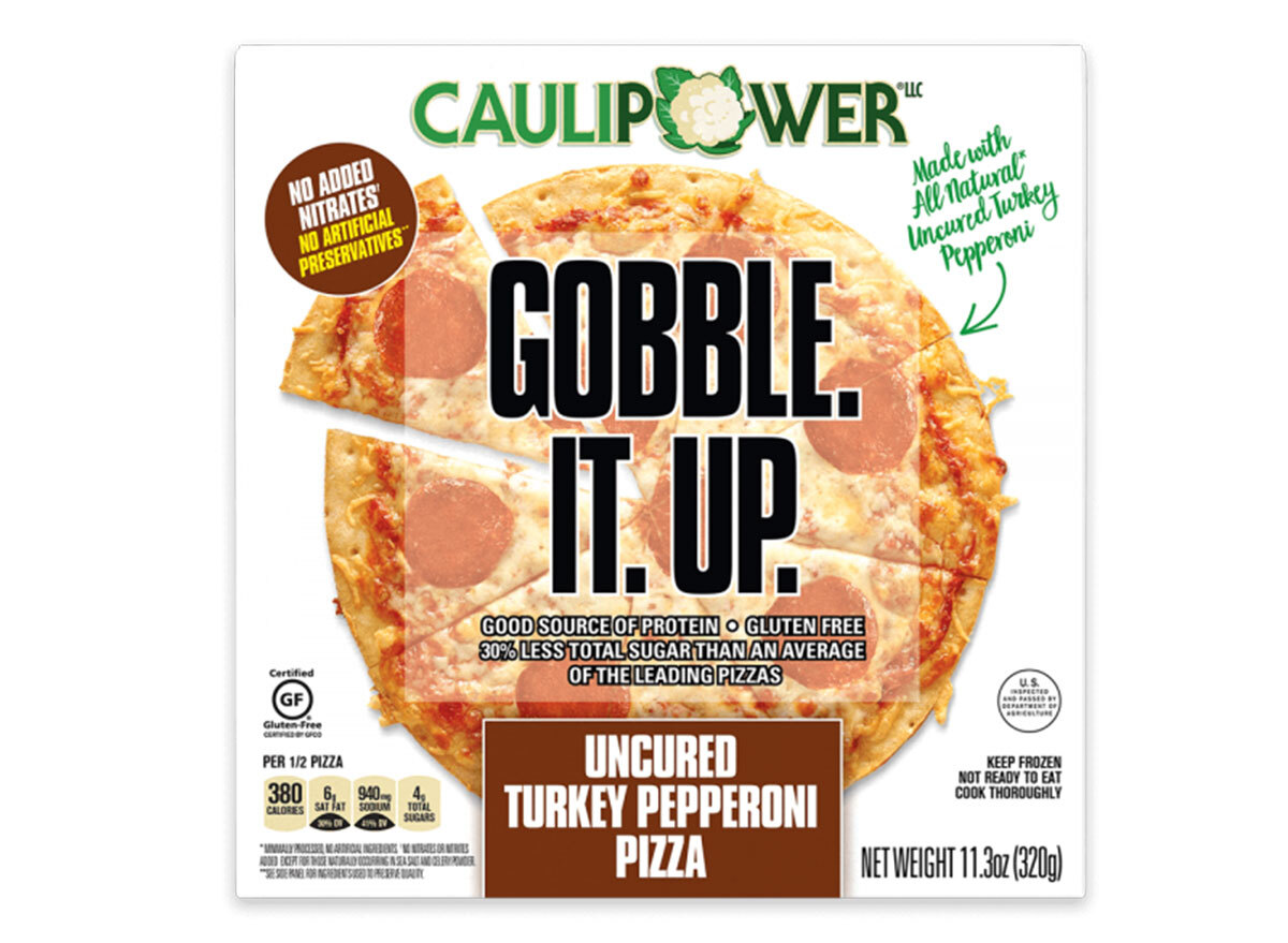 caulipower turkey pepperoni pizza