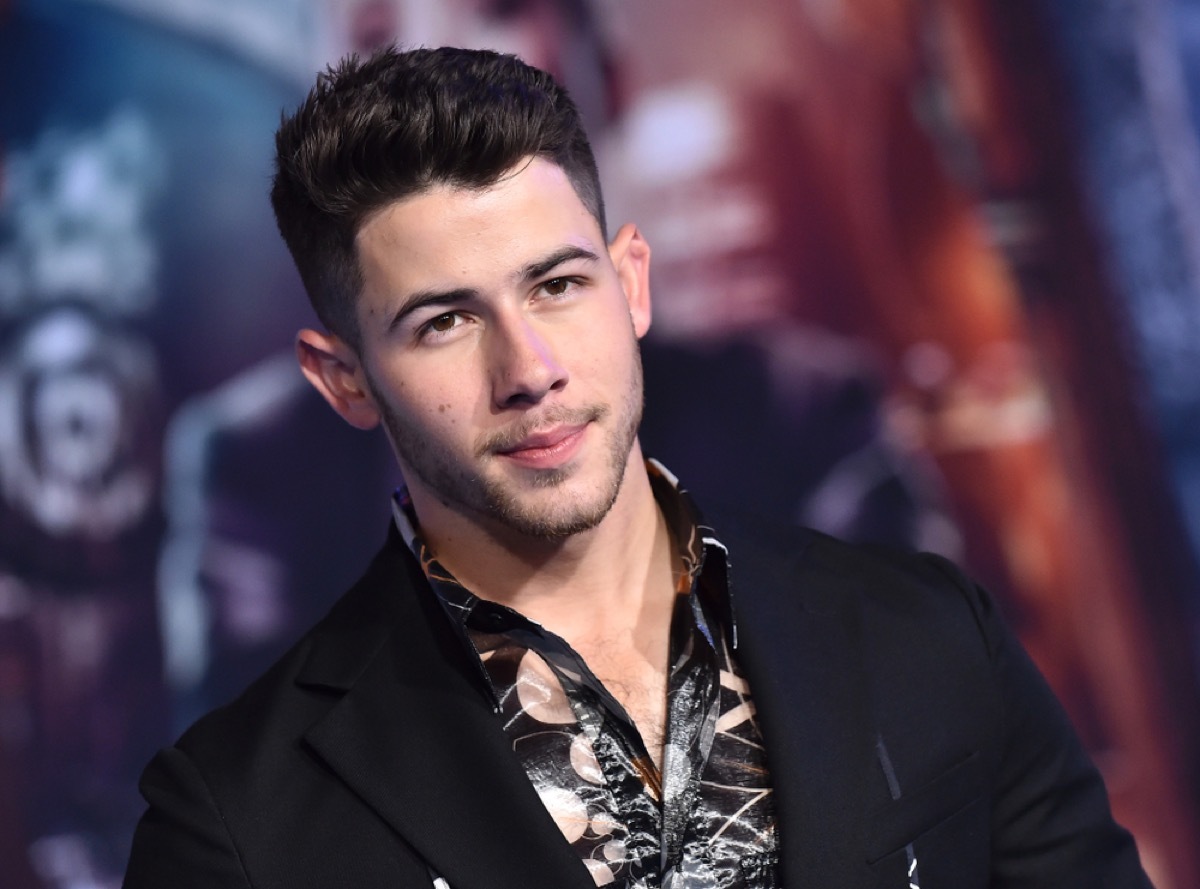 Nick Jonas at the premiere of 