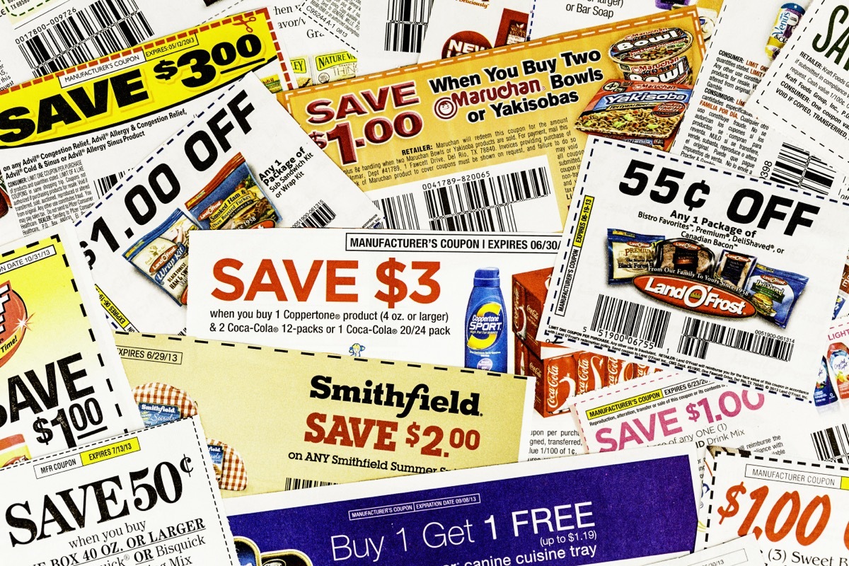 Stack of Coupons