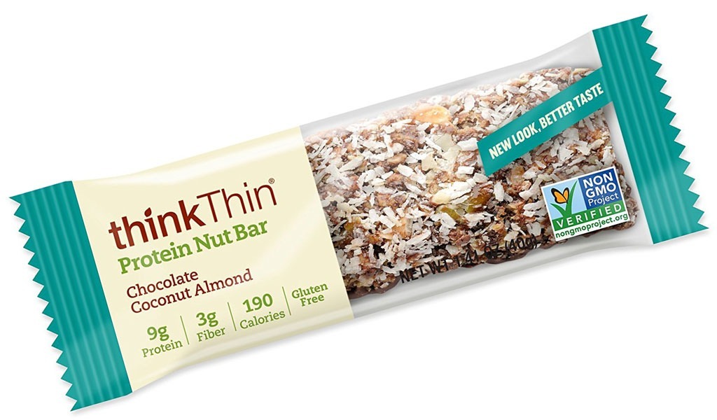 ThinkThin chocolate coconut almond protein nut bar