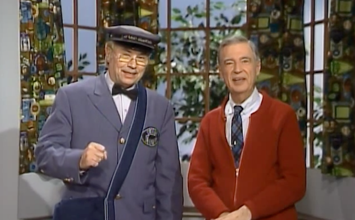 Mr. McFeely and Mr. Rogers on 