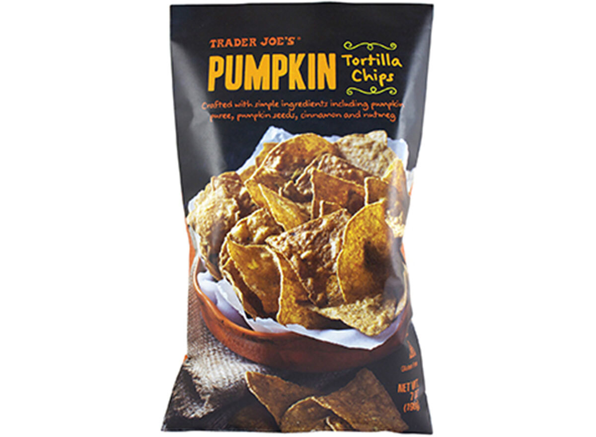 trader joes pumpkin tortilla chips