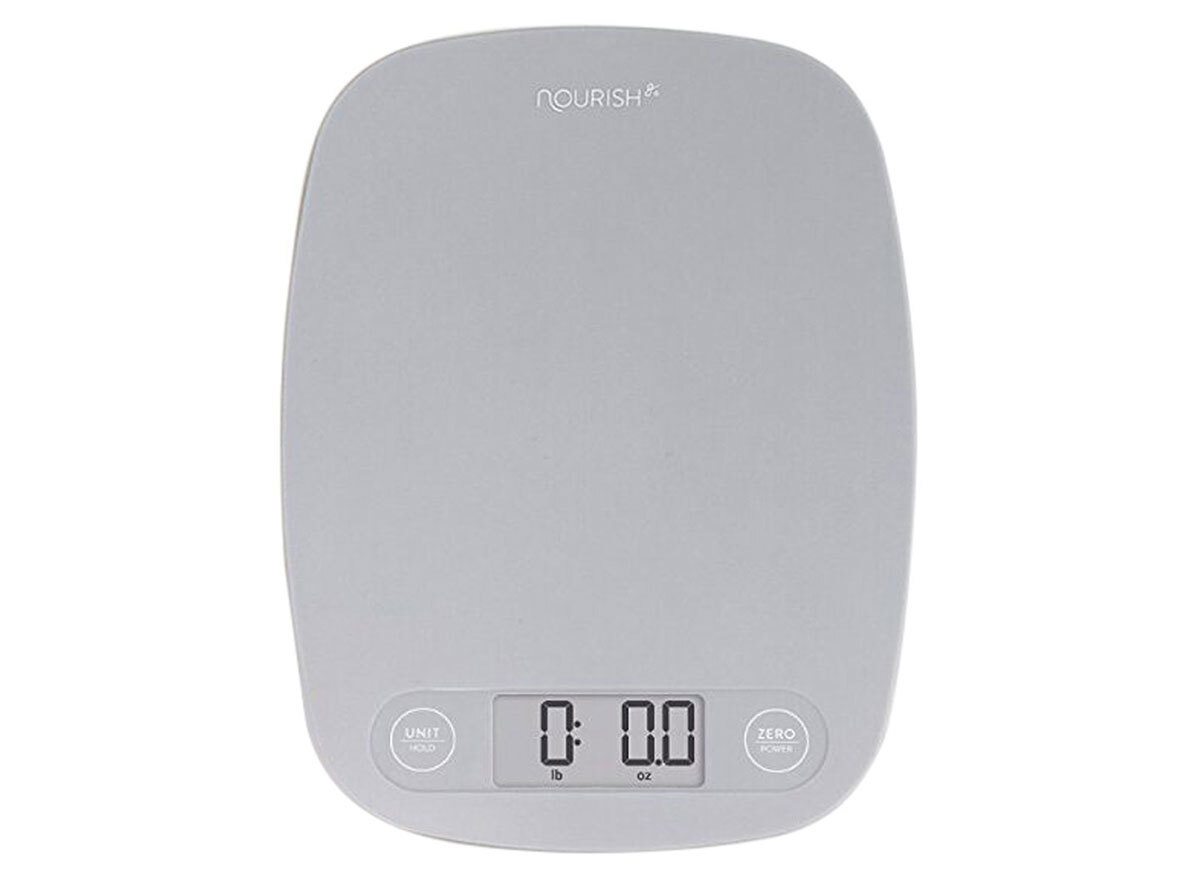 gray digital food scale