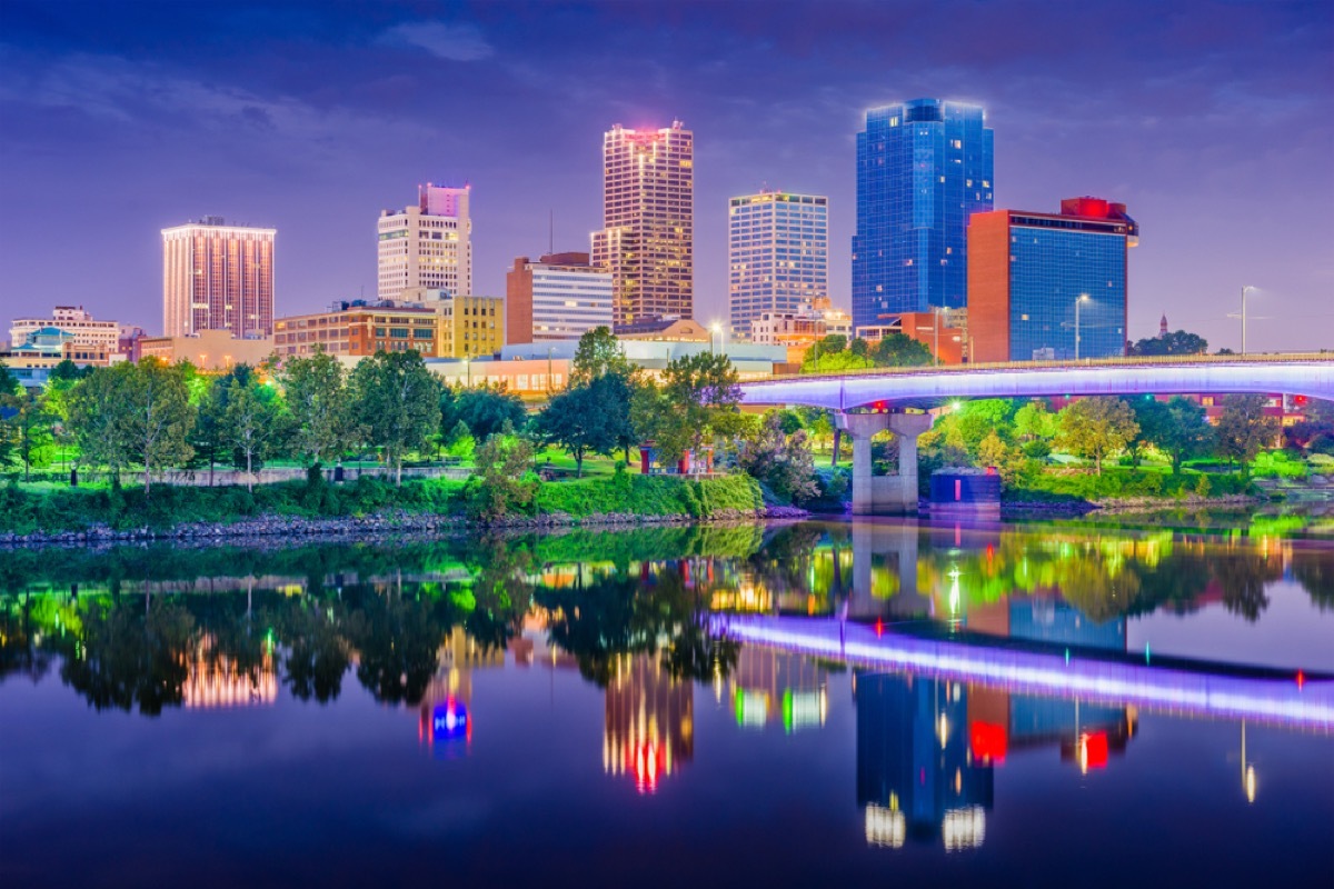 little rock arkansas skyline