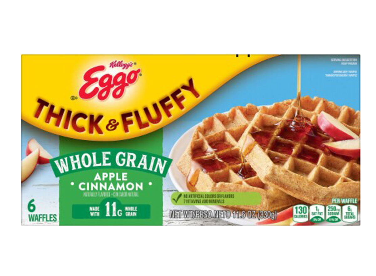 kelloggs eggo thick fluffy apple cinnamon waffles