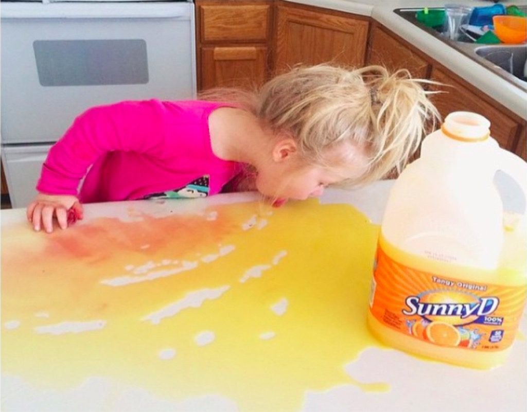 Sunny D funny kid photos