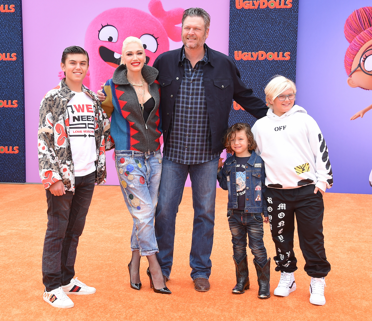 Gwen Stefani, Blake Shelton, kids