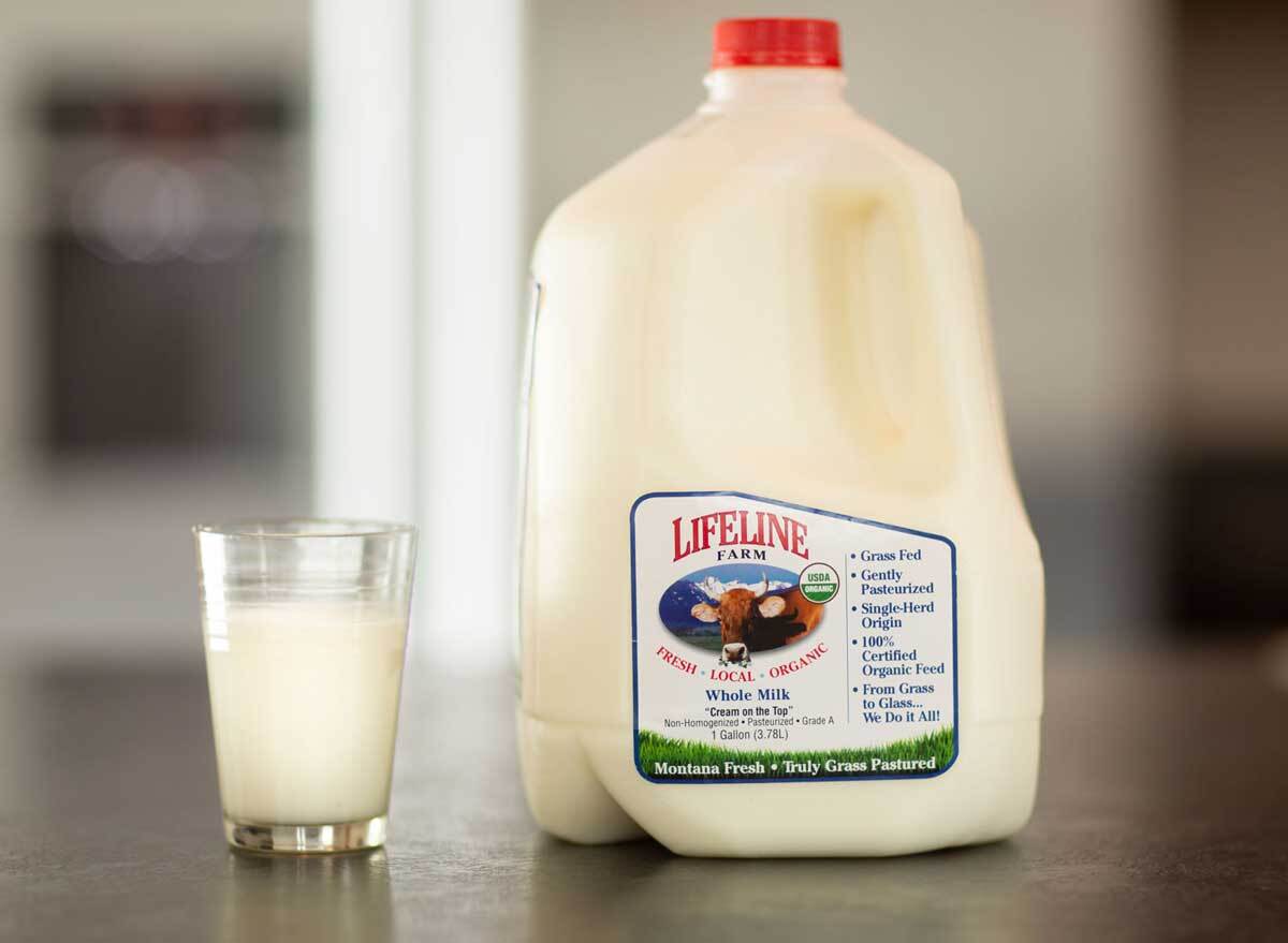 Lifeline farm low temperature pasteurized whole milk