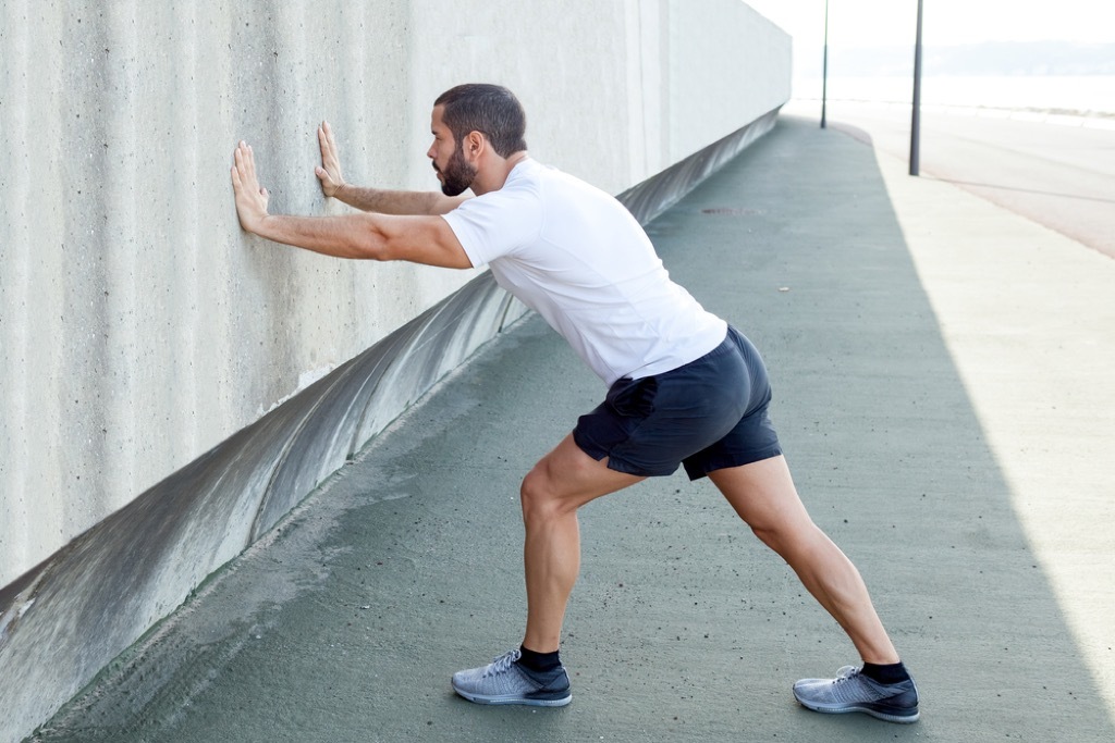 outdoor calf stretch over 40 fitness