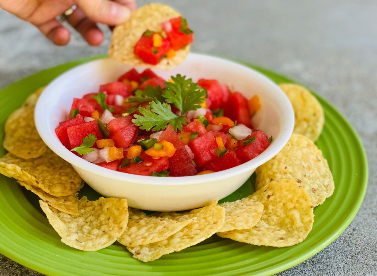 watermelon pico de gallo