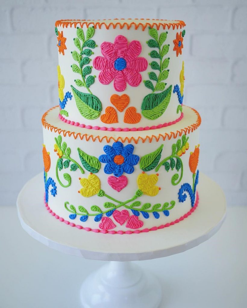 Embroidery Cakes by Leslie Vigil Will Bring You joy #2 | HerBeauty