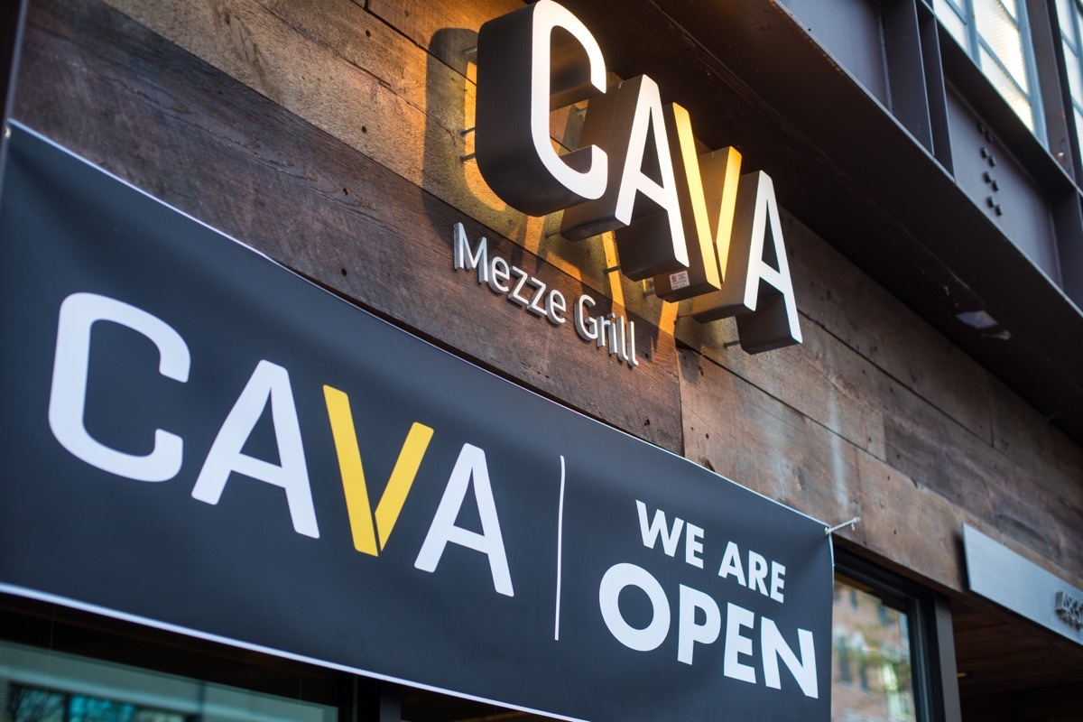 cava restaurant exterior