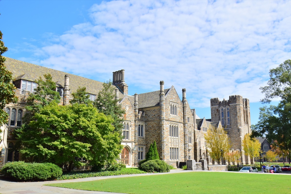 Ancient building in Duke University, North Carolina USA - Image