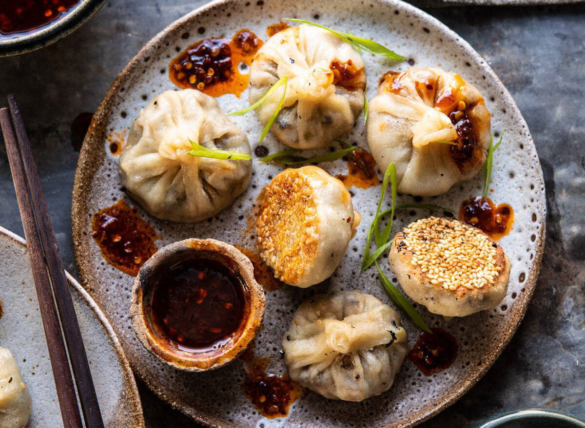 chinese mushroom dumplings