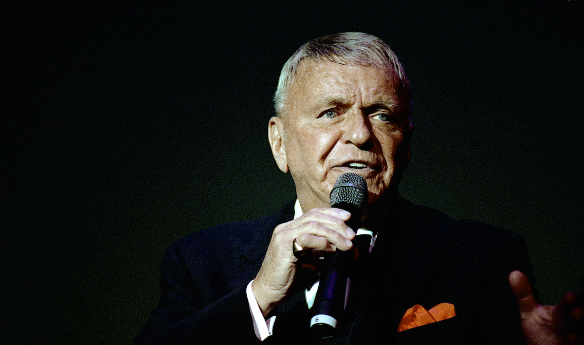 Frank Sinatra performing in Washington, D.C. in 1992