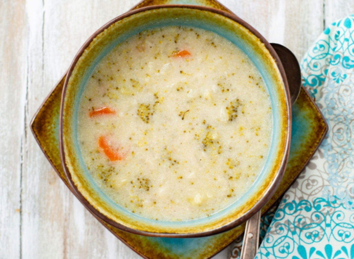 cauliflower broccoli soup