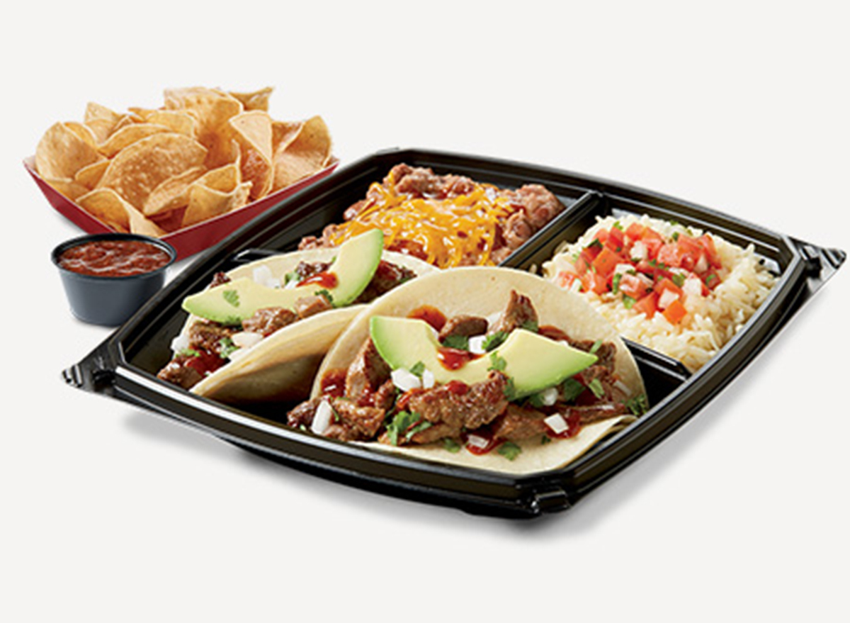 del taco street tacos plato