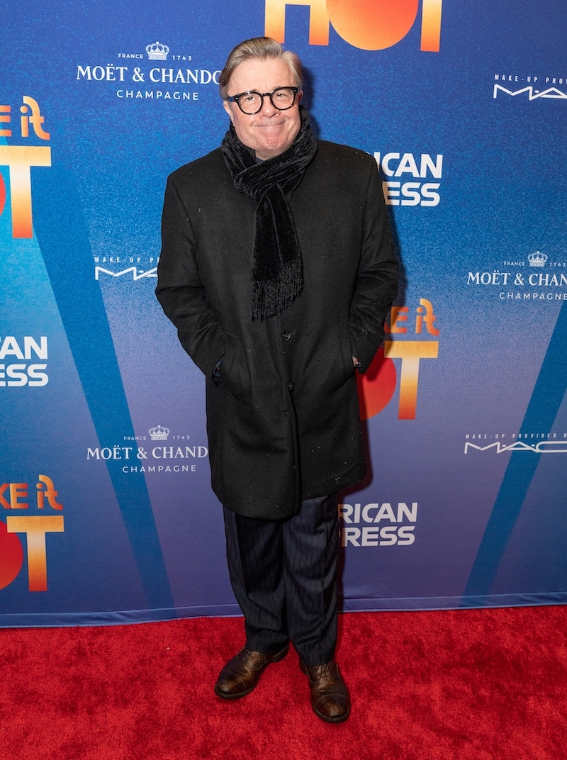 Nathan Lane at opening night for 