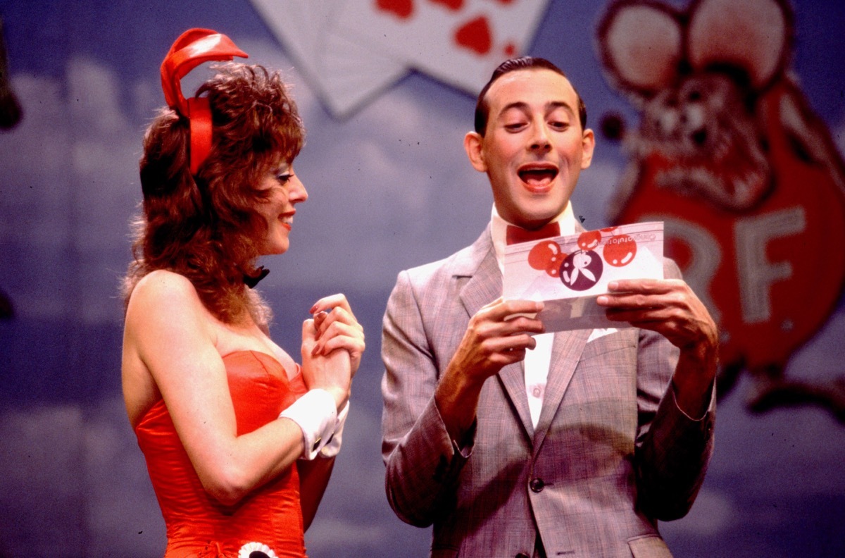 Pee-wee Herman performing in 1984