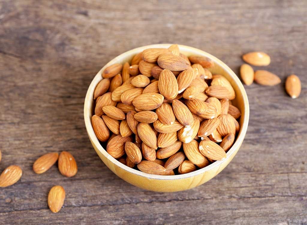 bowl of almonds