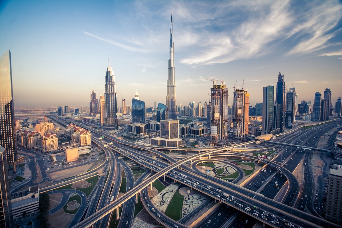 skyline of dubai