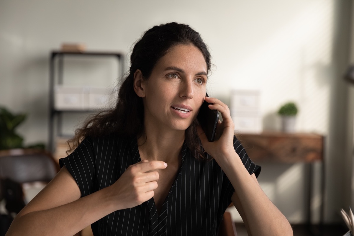 self-centered woman pointing to herself