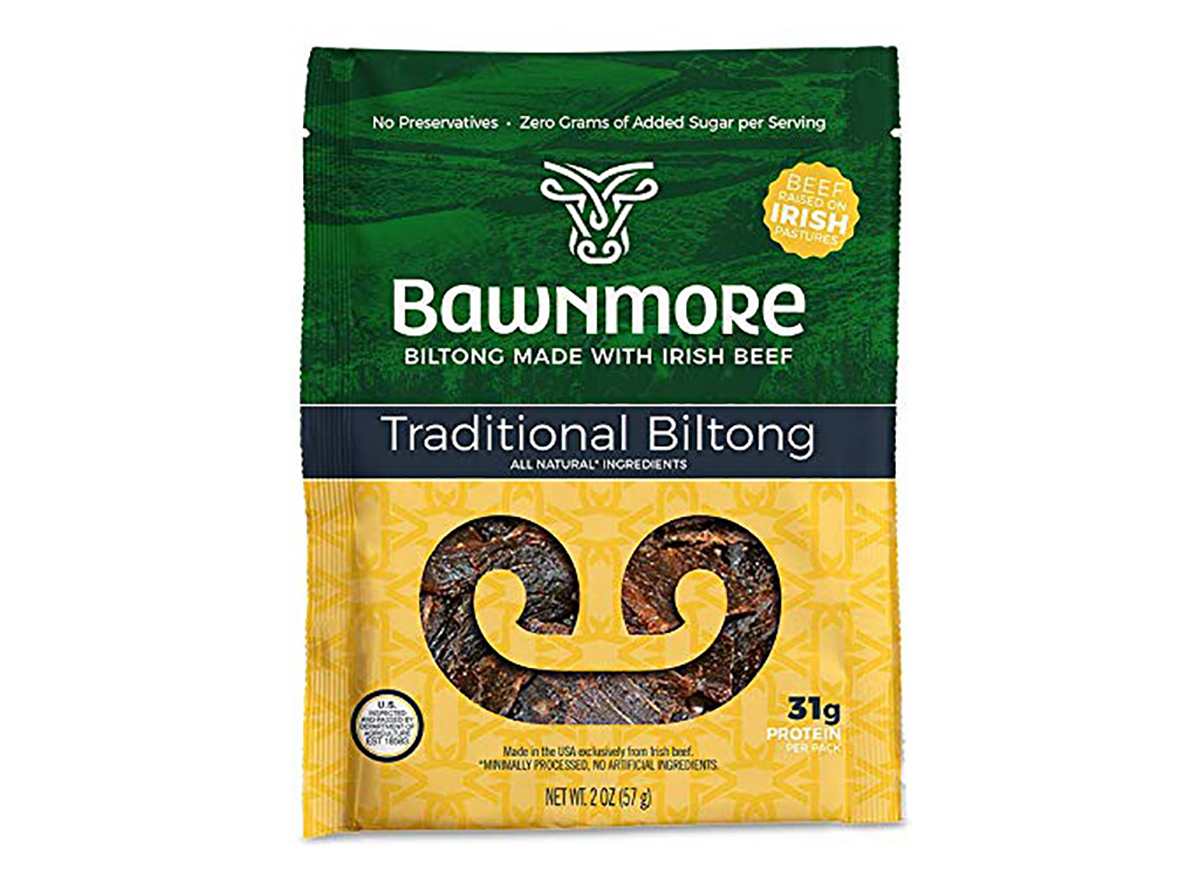 package of bawnmore biltong meat snack