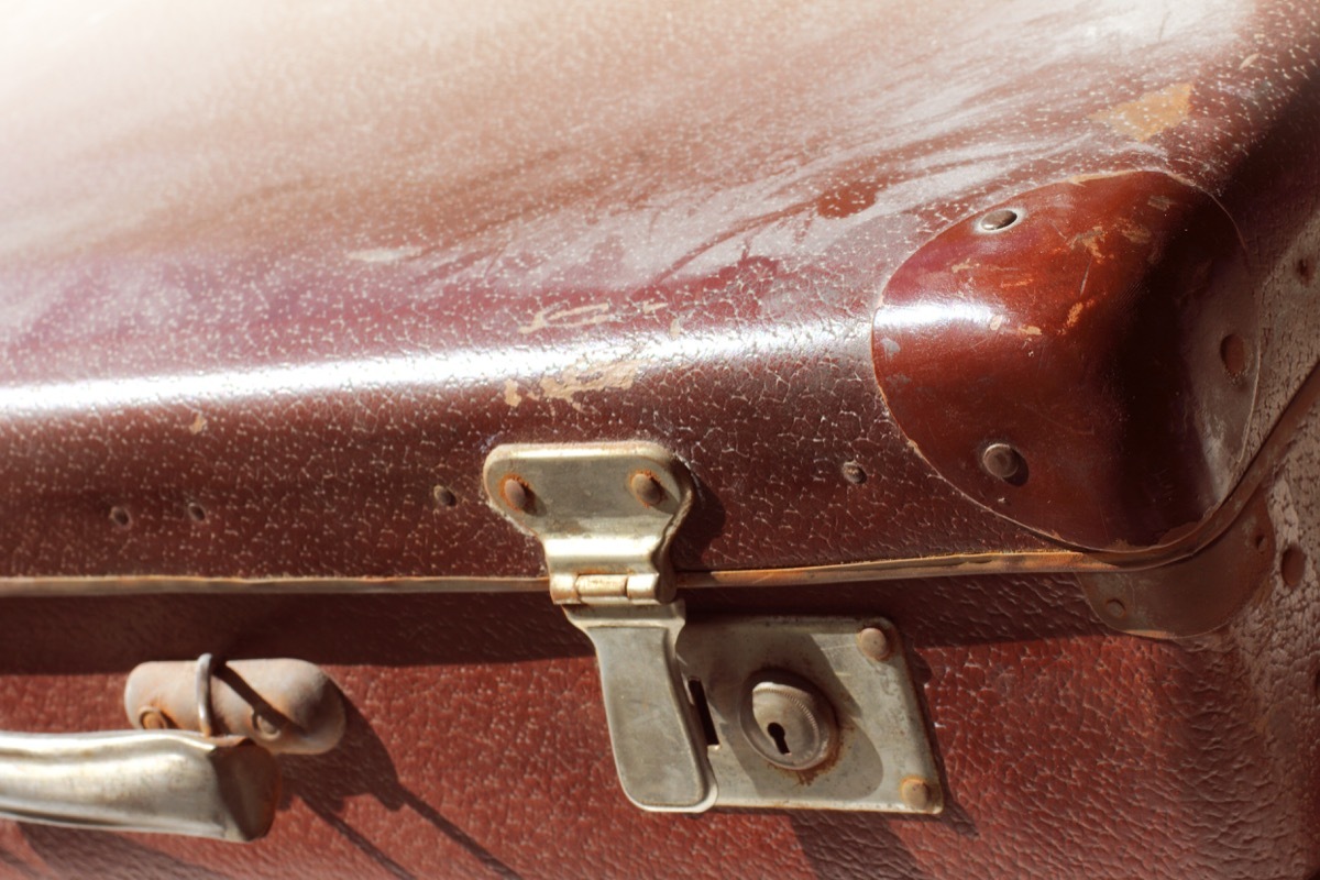 dusty suitcase