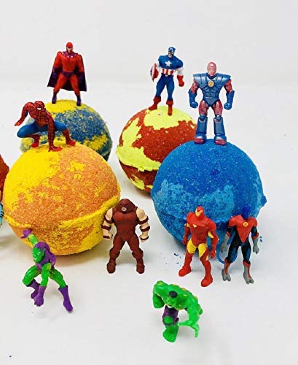 Superhero Bath Bombs {Handmade Items From Amazon}