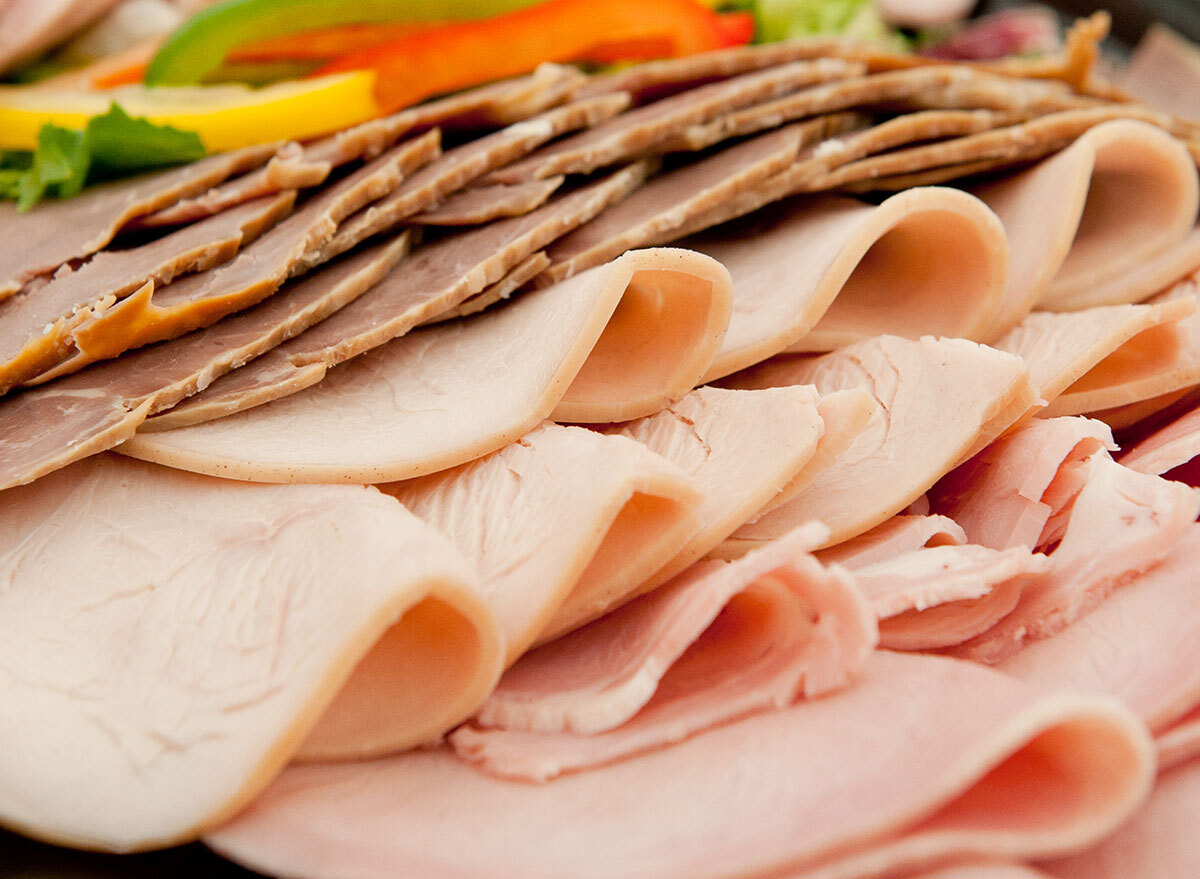 deli meats in pile