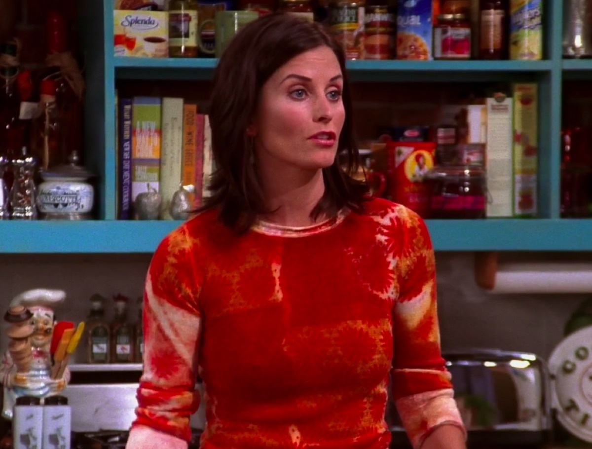 Courtney Cox as Monica Geller on Friends