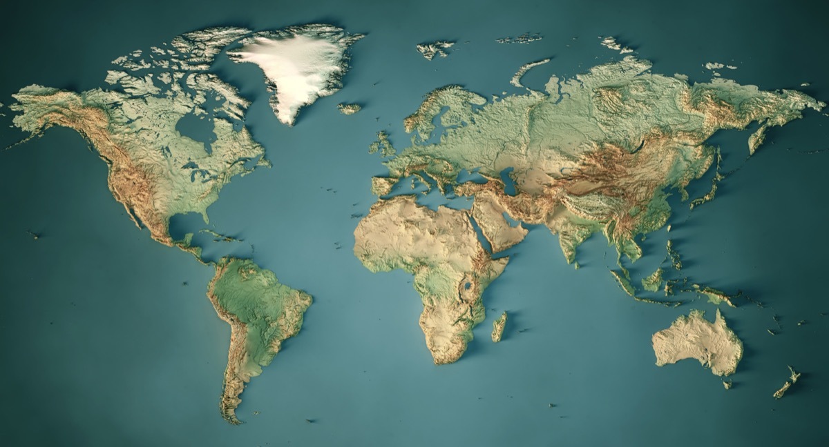 3D map of the world