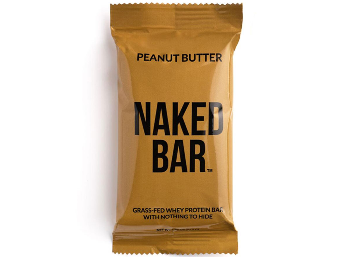 Naked nutrition peanut butter protein bar