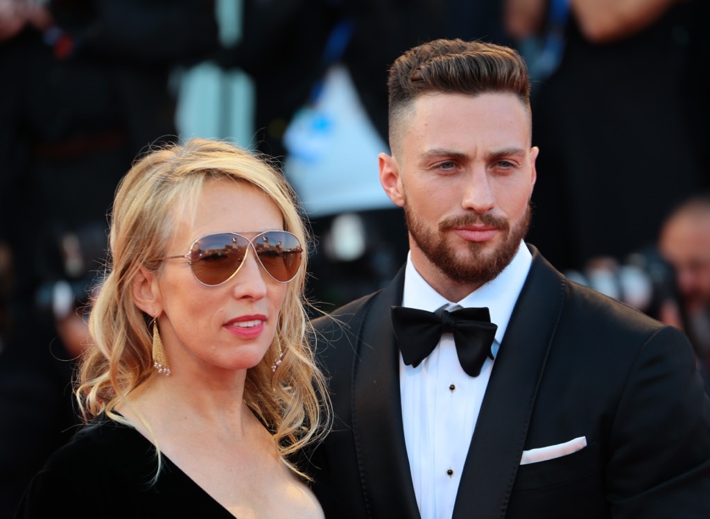 happily married taylor-johnson reverse age gap