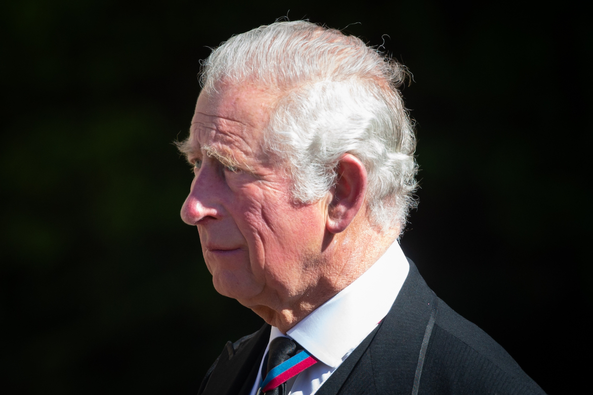 Prince Charles at Prince Philip's funeral