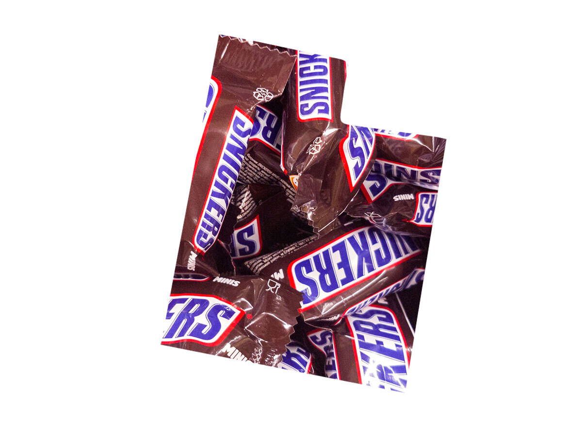 Utah's favorite candy bar is Snickers