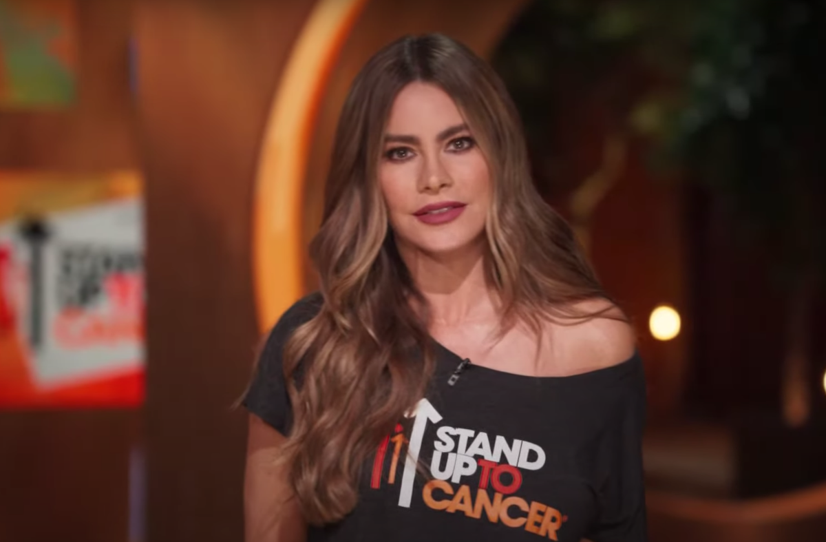 Sofía Vergara on the Stand Up To Cancer telecast in August 2021