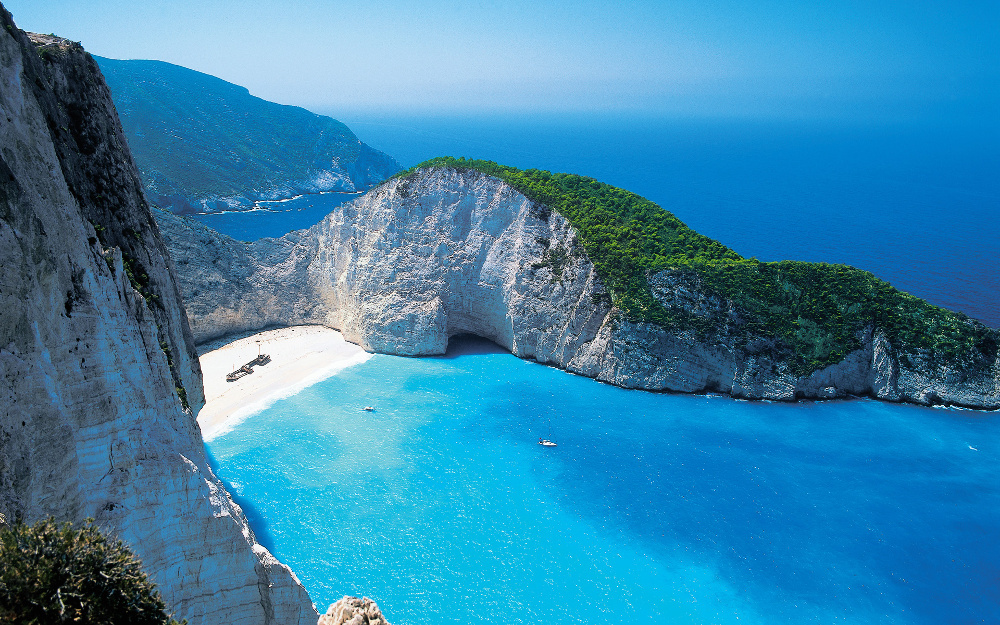 7.  Navagio Beach, Greece 1