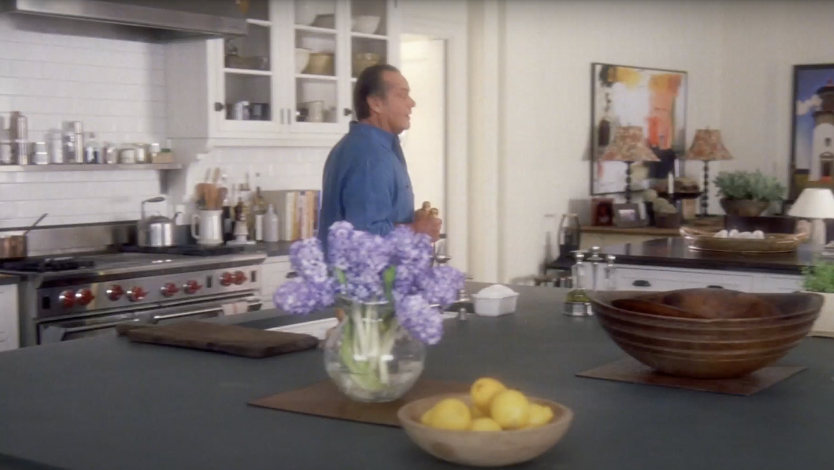 The character Erica Barry's kitchen in the movie 