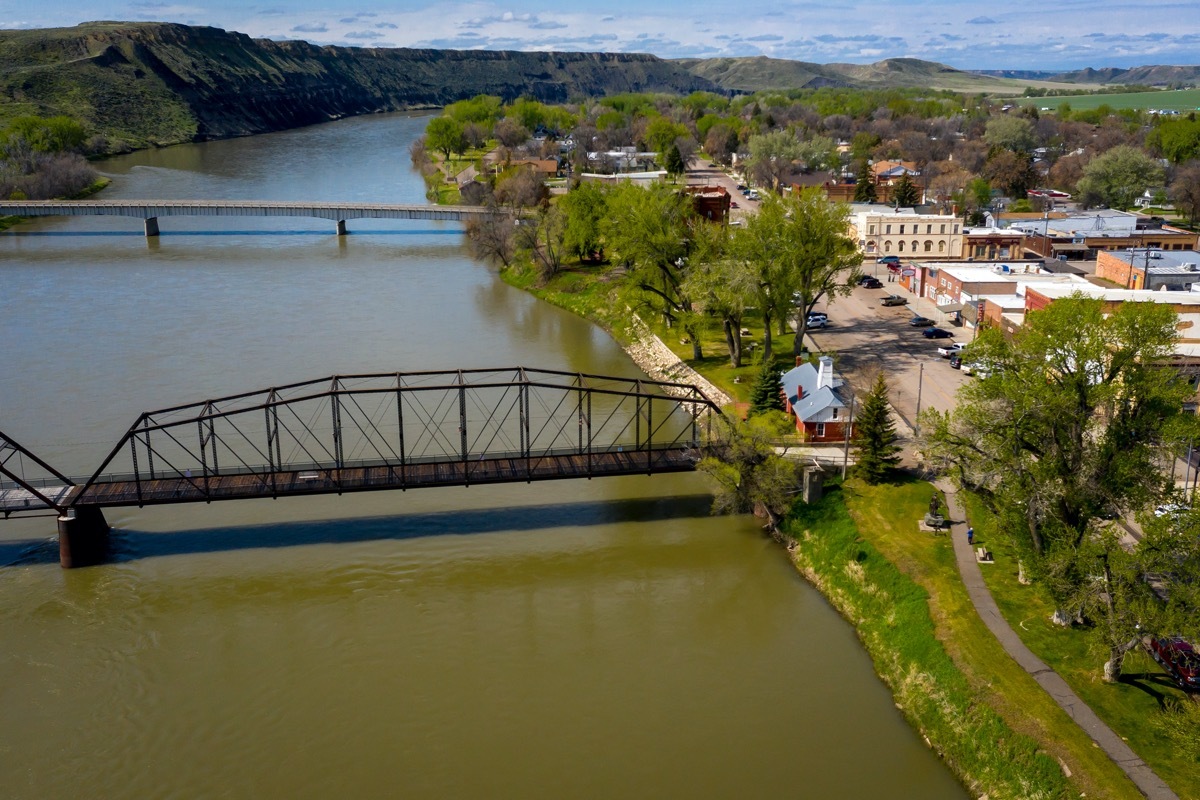 site of Lewis and Clark and the birthplace of Montana Fort Benton