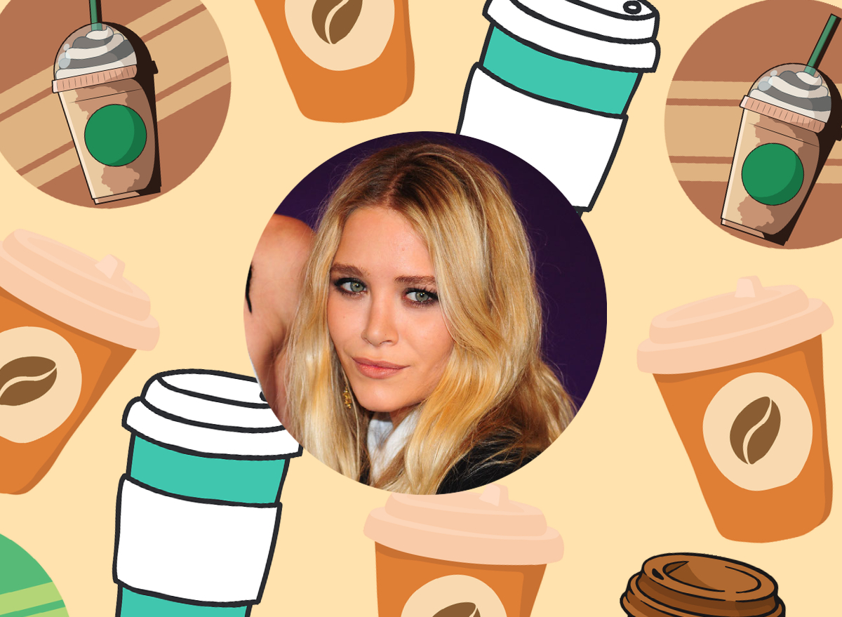 mary-kate olsen starbucks