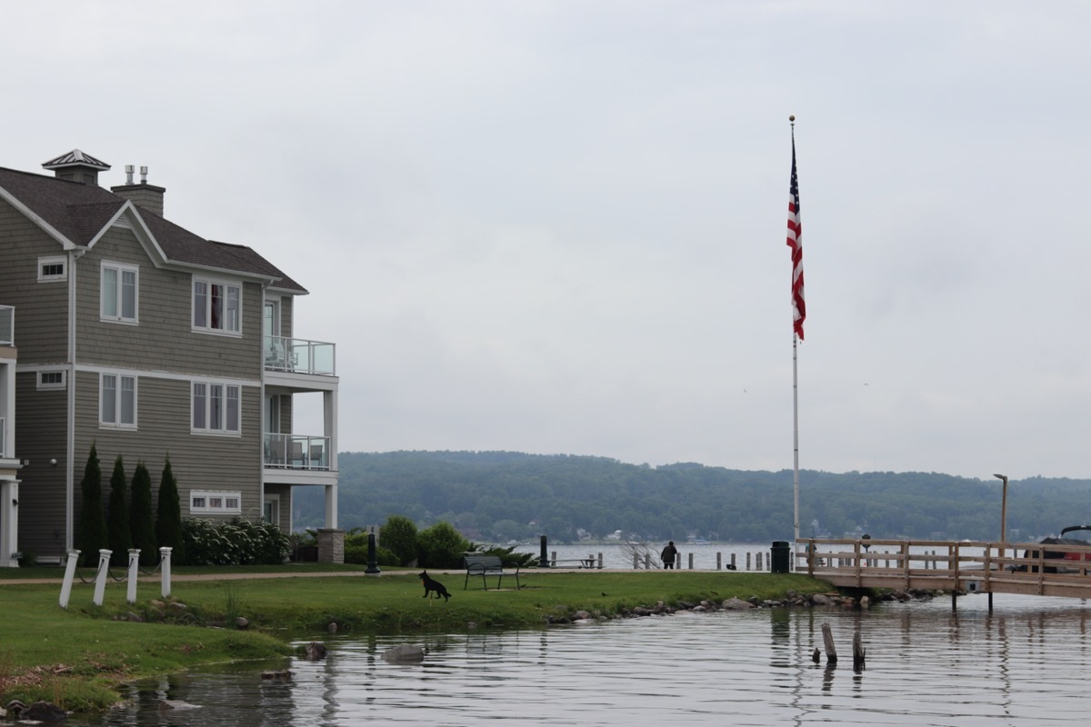 Condos located right off the lake