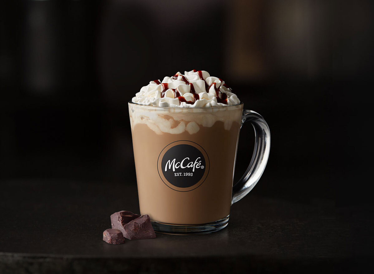 Mcdonalds mccafe hot chocolate