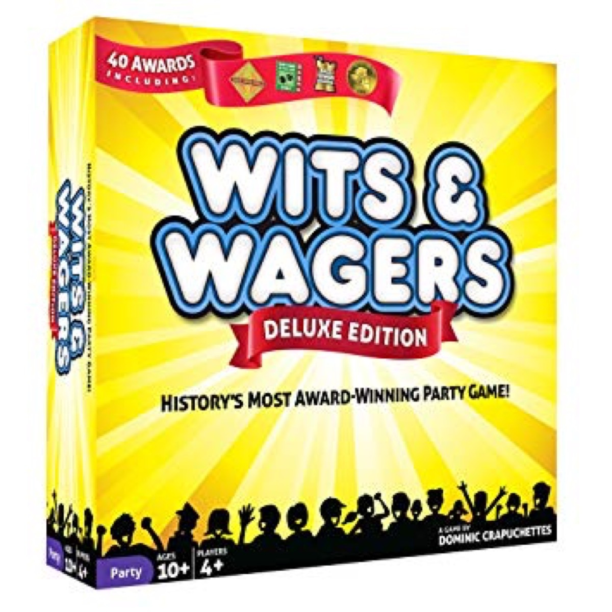 North Star Games Wits & Wagers Board Game | Deluxe Edition, Kid Friendly Party Game and Trivia from Amazon