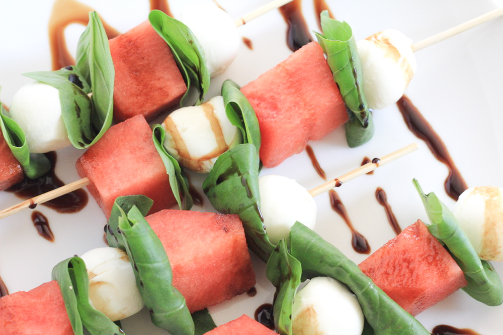 Watermelon Balsamic Skewer | HerBeauty