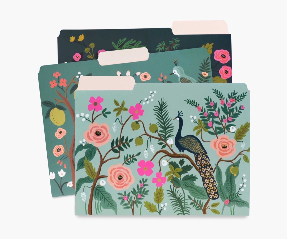 floral folders